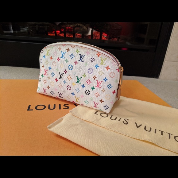 Louis Vuitton Multi Color Cosmetic Pouch - Rare - Picture 8 of 8